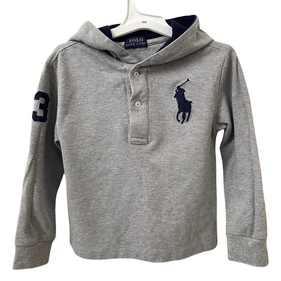 Polo Ralph Lauren Other - Polo by Ralph Lauren Kids Hooded Shirt Sweather